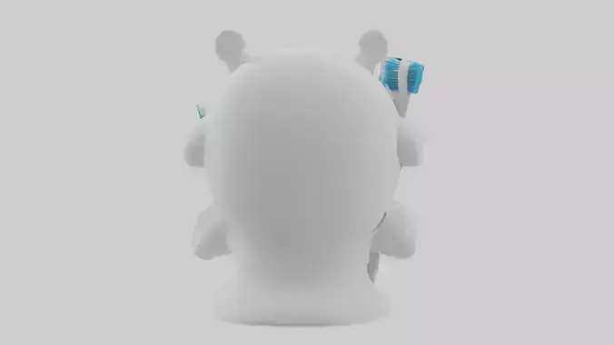 Toothbrush holder model