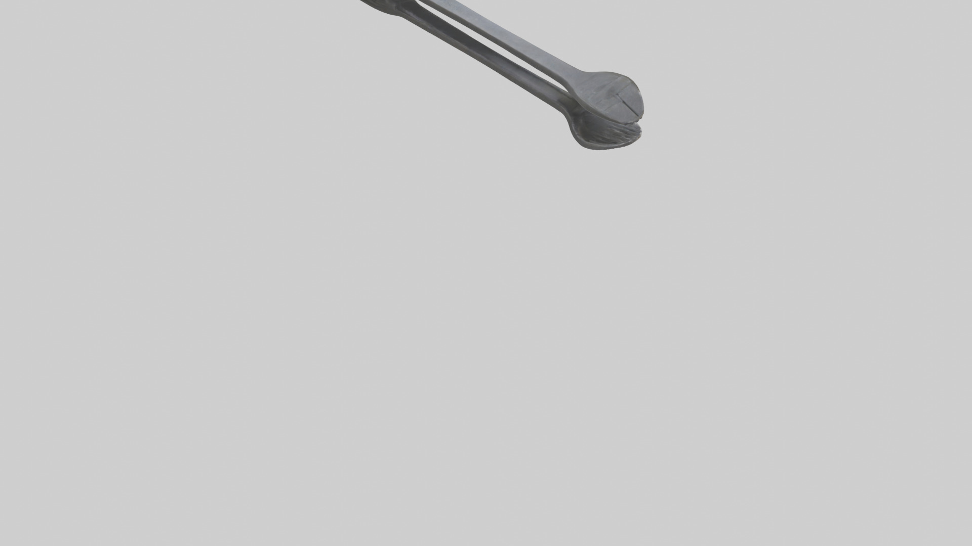 Tongs model Low-poly 3D model_4