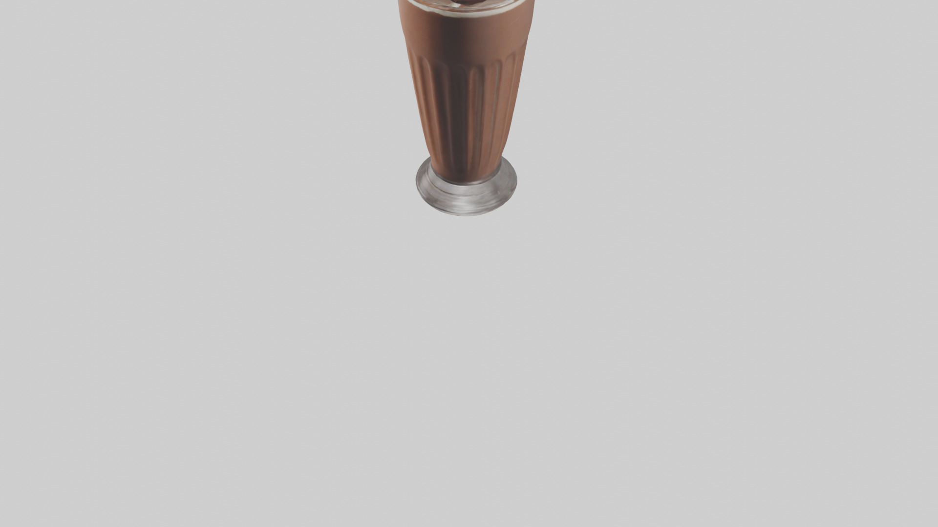 Chocolate milkshake model 3D model_5