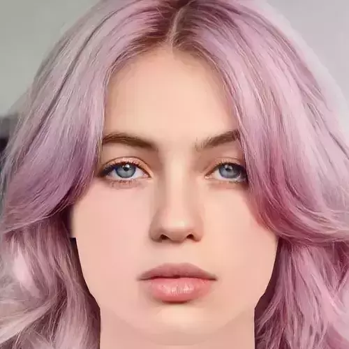 Olivia Scott Welch Head - No Hair - Low poly head for game