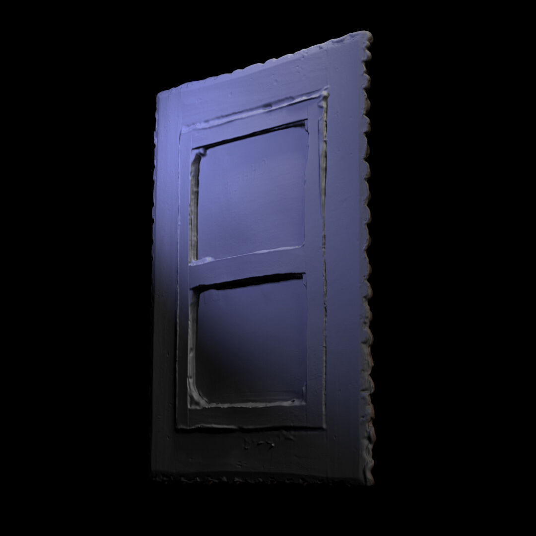 Furniture 012 wooden picture frame 3D print model_5