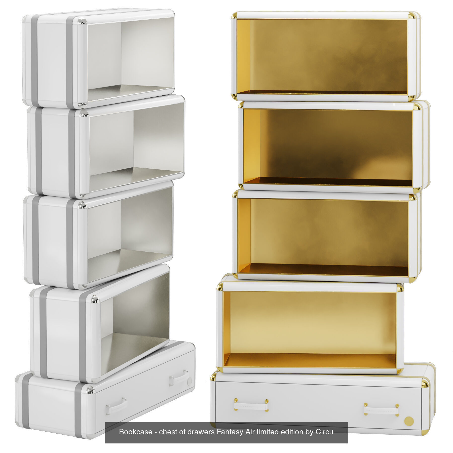 A four elements set of furniture for a childrens room by Circu 3D Model Collection_3