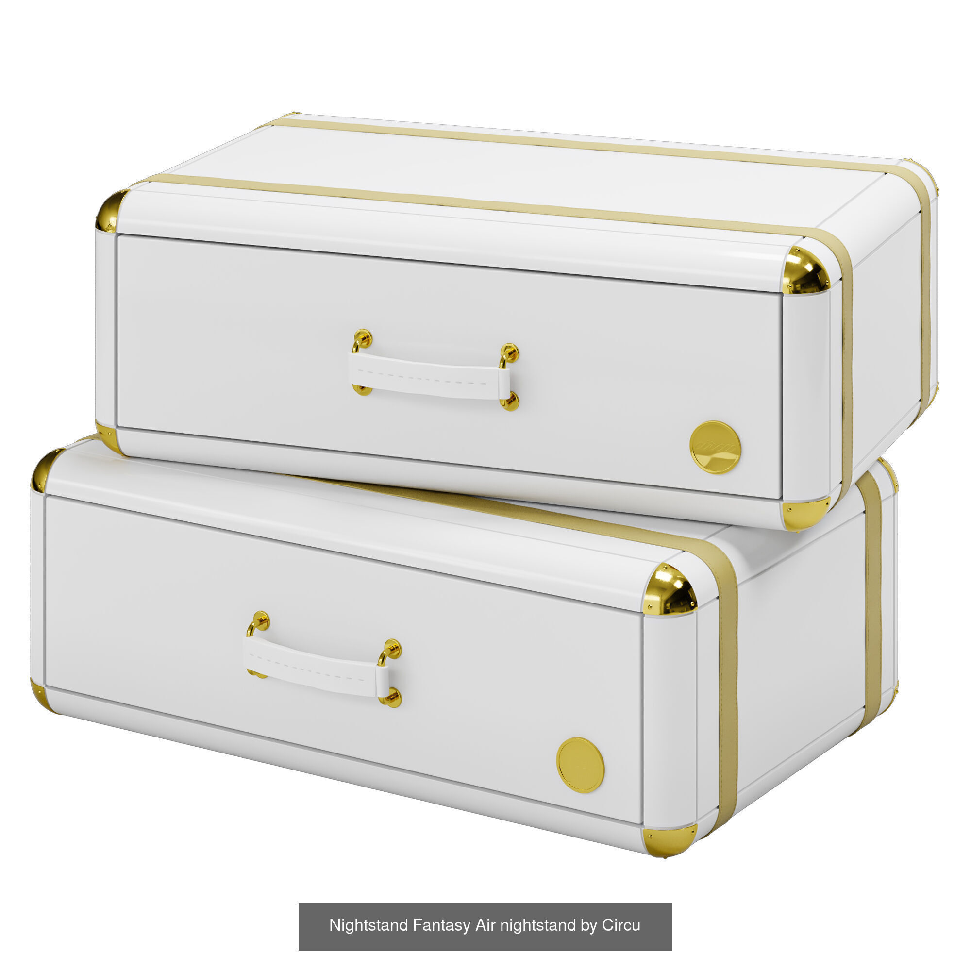 A four elements set of furniture for a childrens room by Circu 3D Model Collection_2