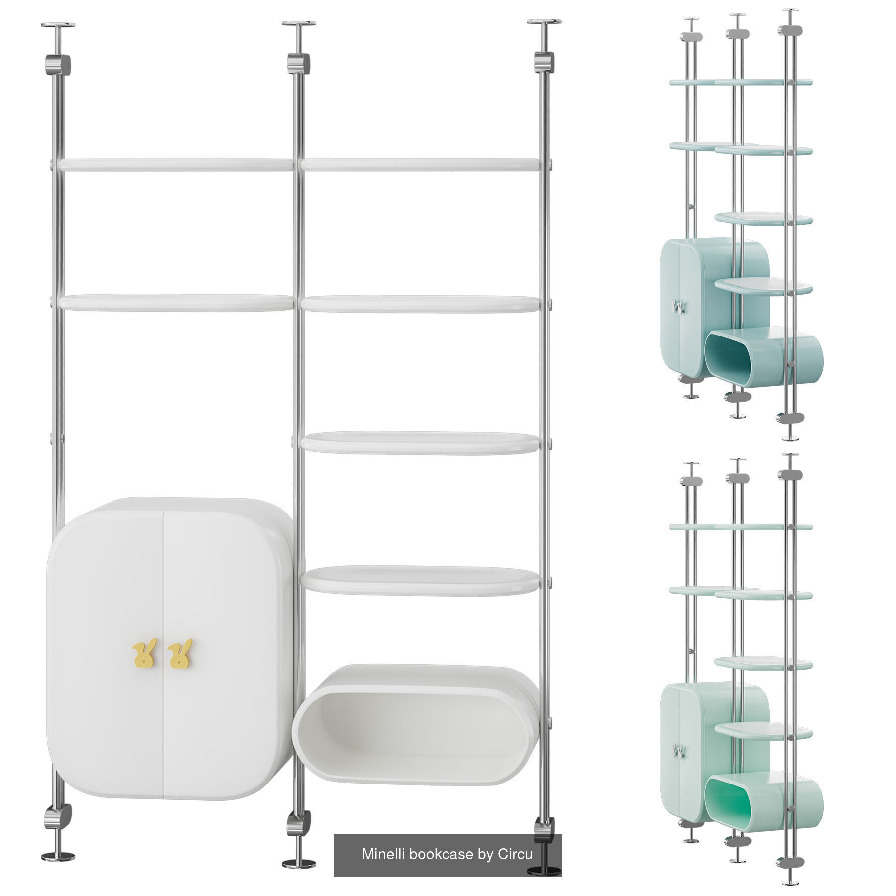 A four elements set of furniture for a childrens room by Circu 3D Model Collection_5