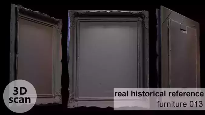 Furniture 013 wooden picture frame