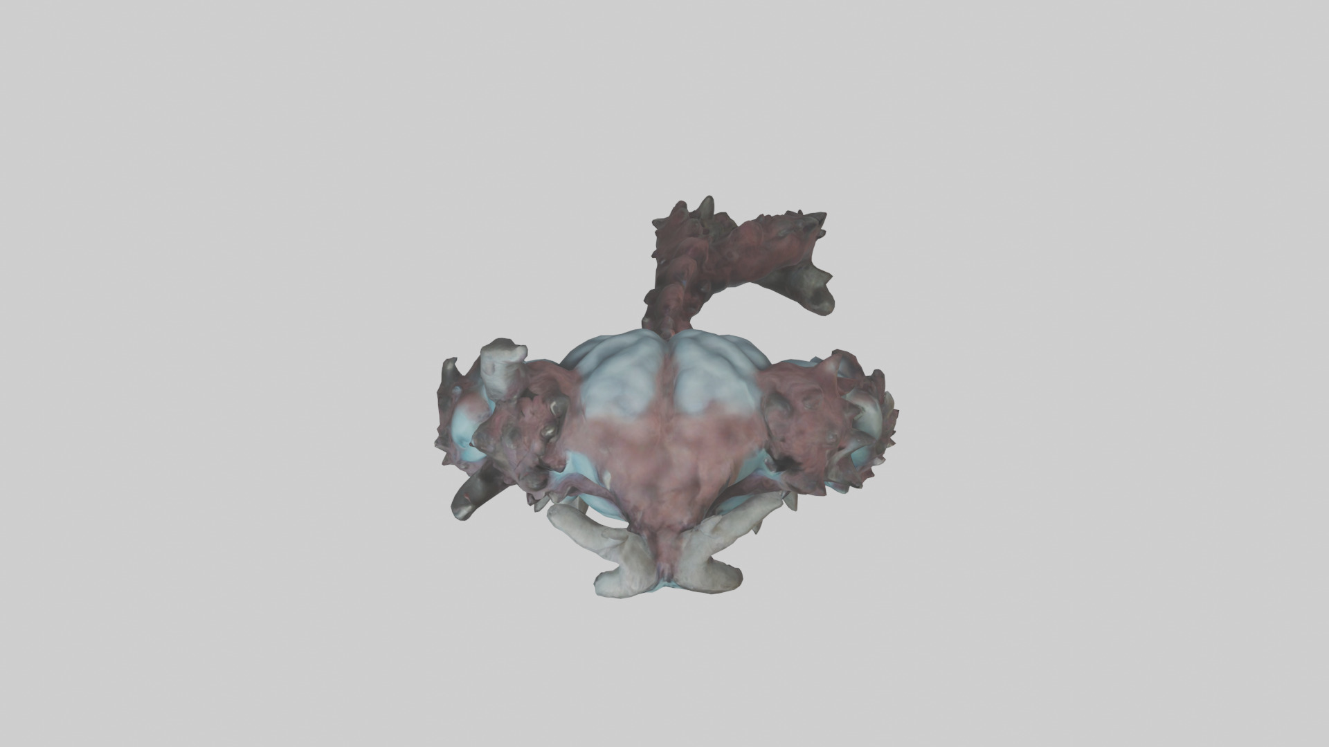 Titan Demon model Low-poly 3D model_14