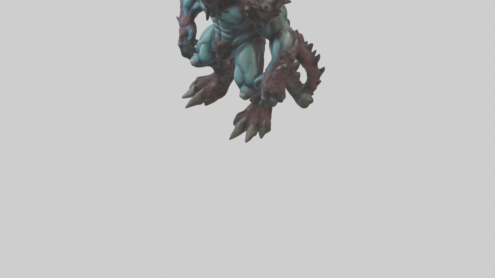 Titan Demon model Low-poly 3D model_5