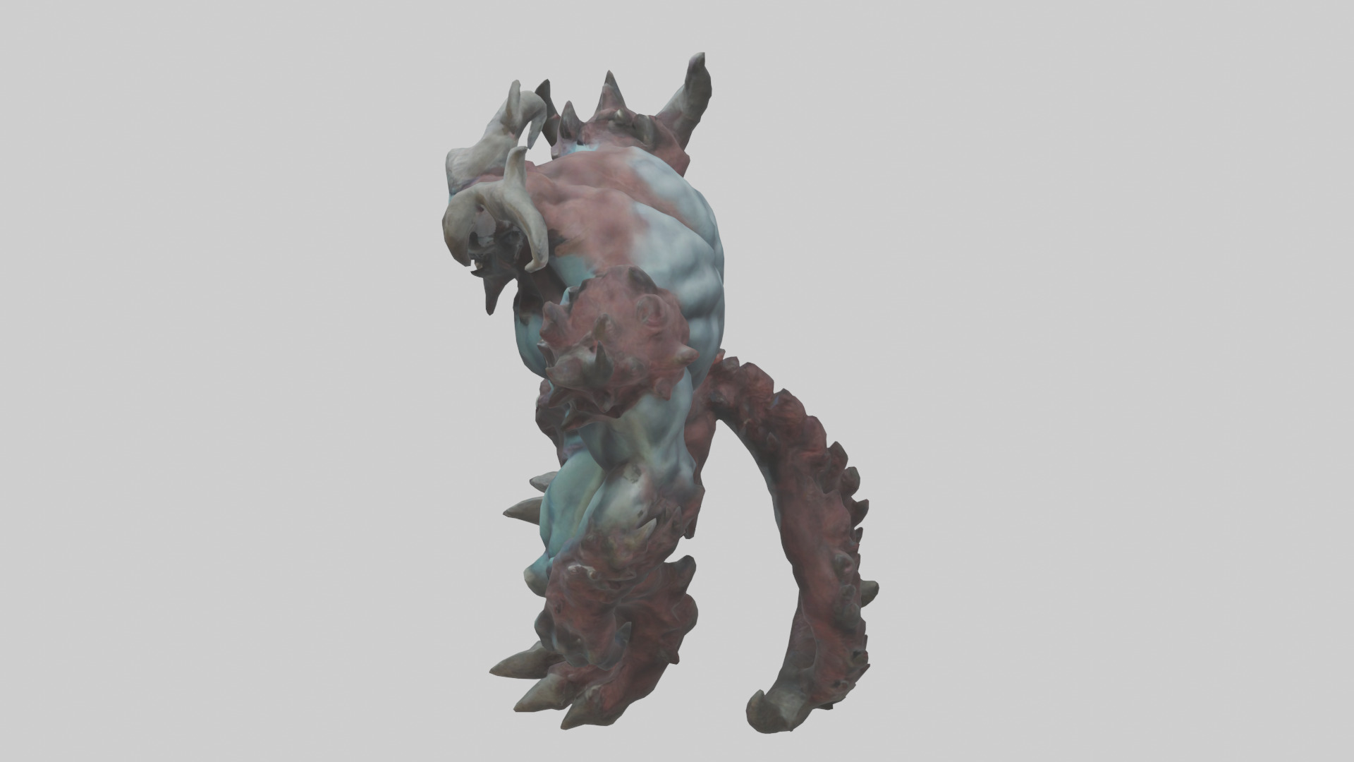 Titan Demon model Low-poly 3D model_17