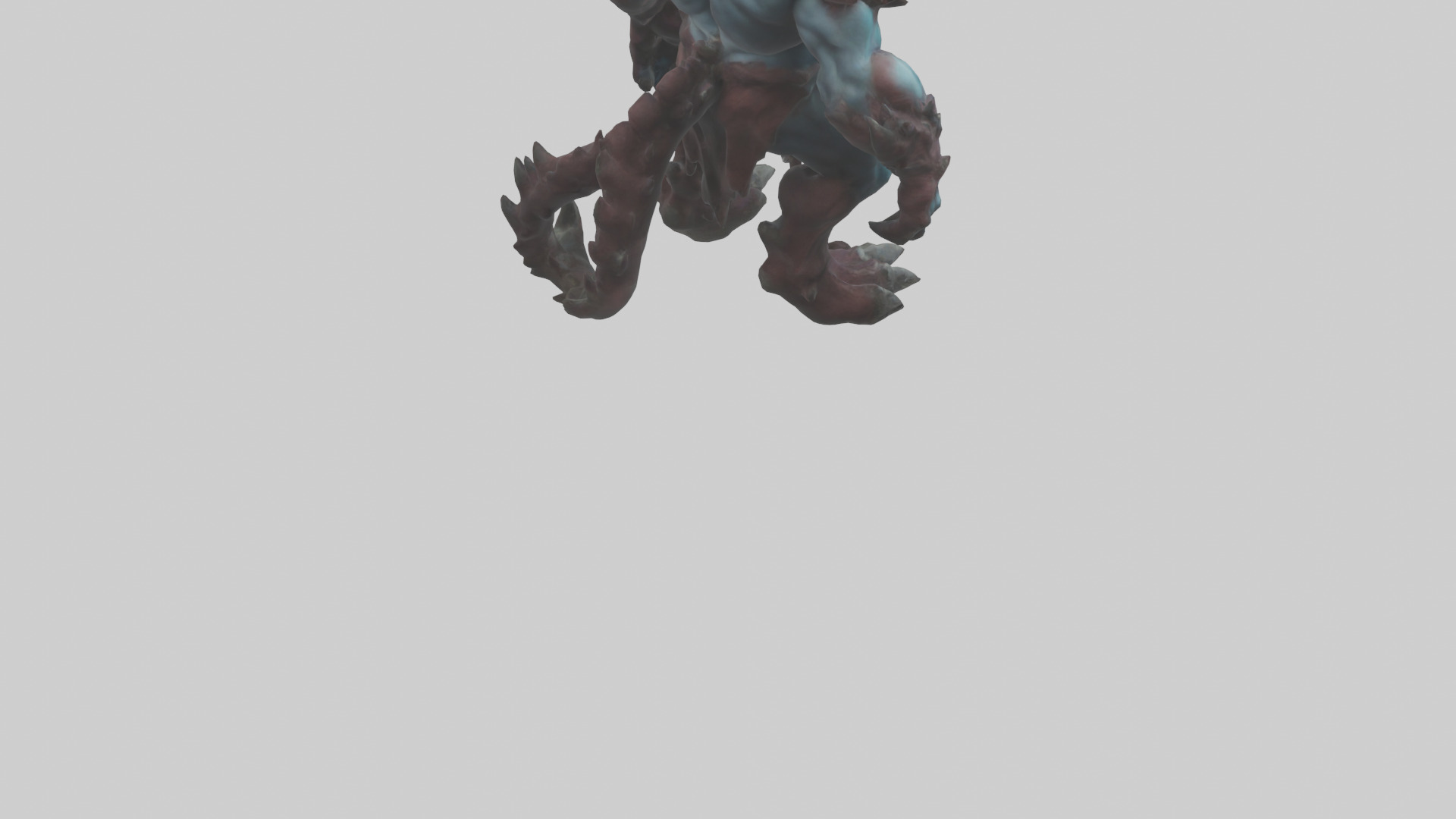 Titan Demon model Low-poly 3D model_4