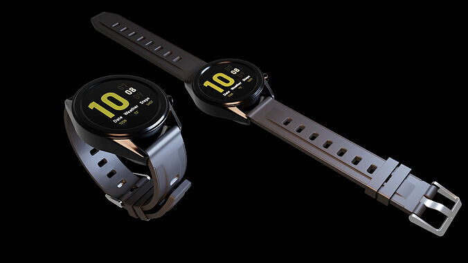 Smart Watch Low-poly 3D model