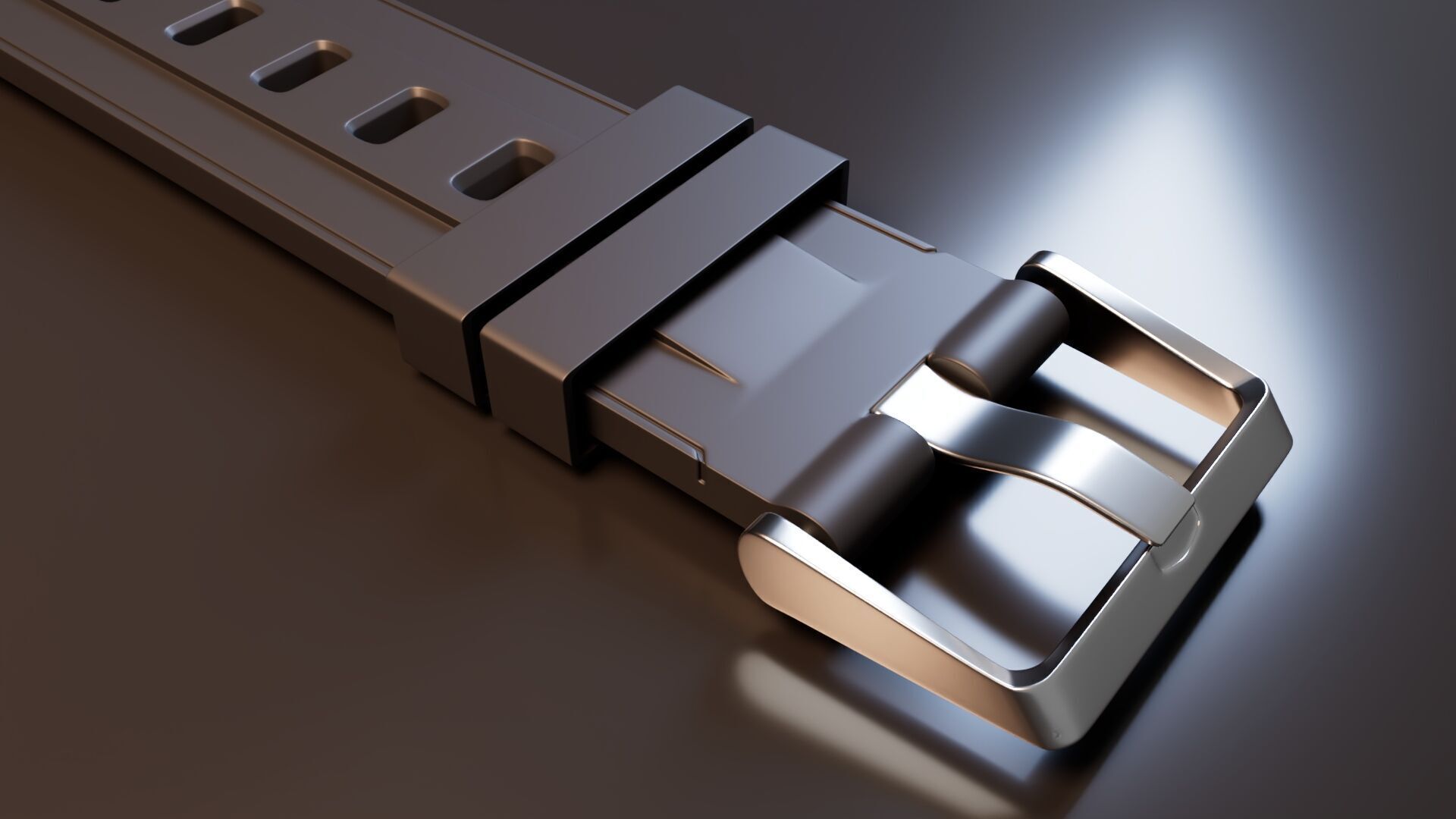 Smart Watch Low-poly 3D model_6