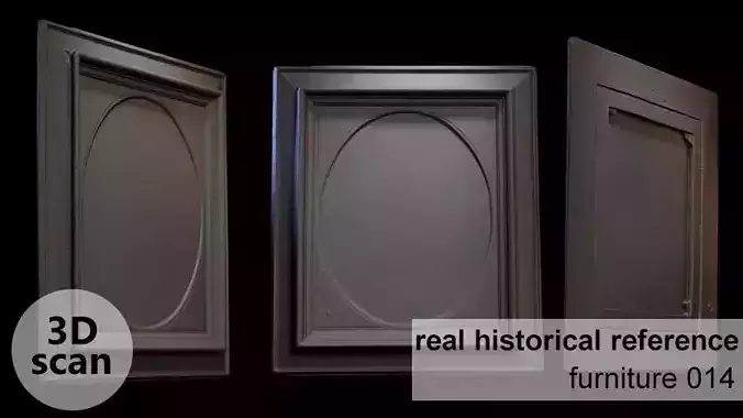 Furniture 014 wooden picture frame