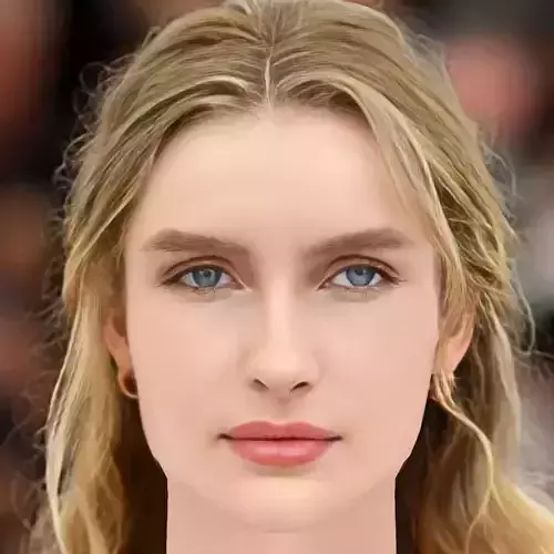 Olivia DeJonge Head - No Hair - Low poly head for game