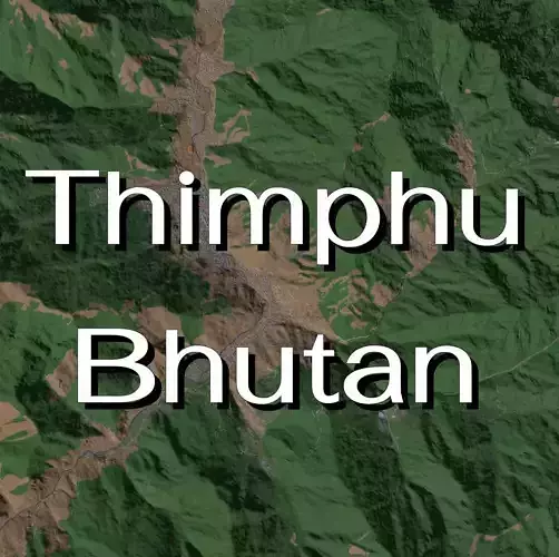 Thimphu Bhutan - city and urban