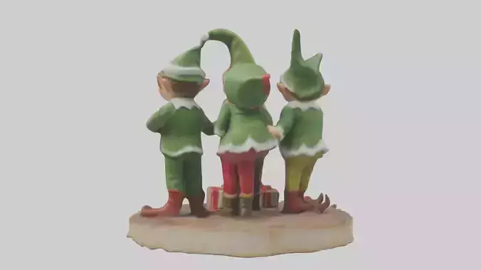 Christmas Elf Figurines model