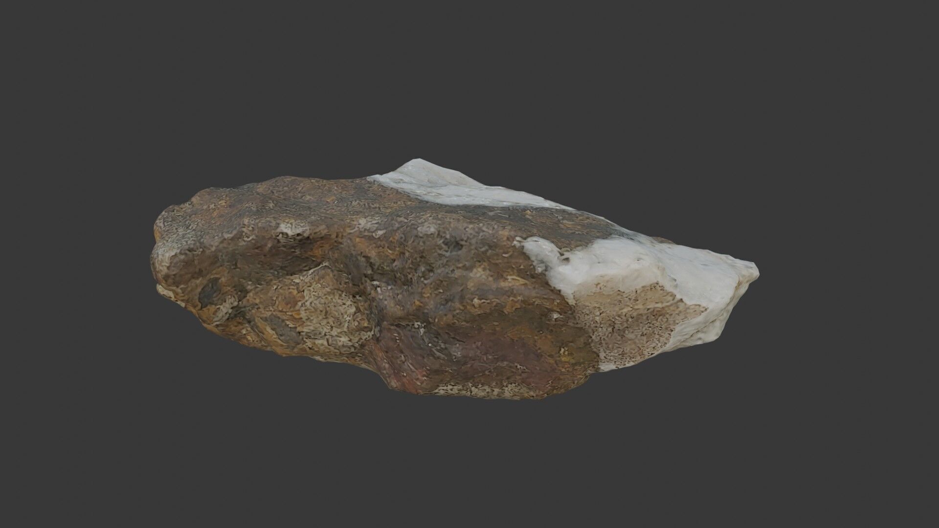 Quartz Rock - 3D Scanned Model Low-poly 3D model_3