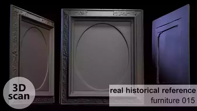 Furniture 015 wooden picture frame