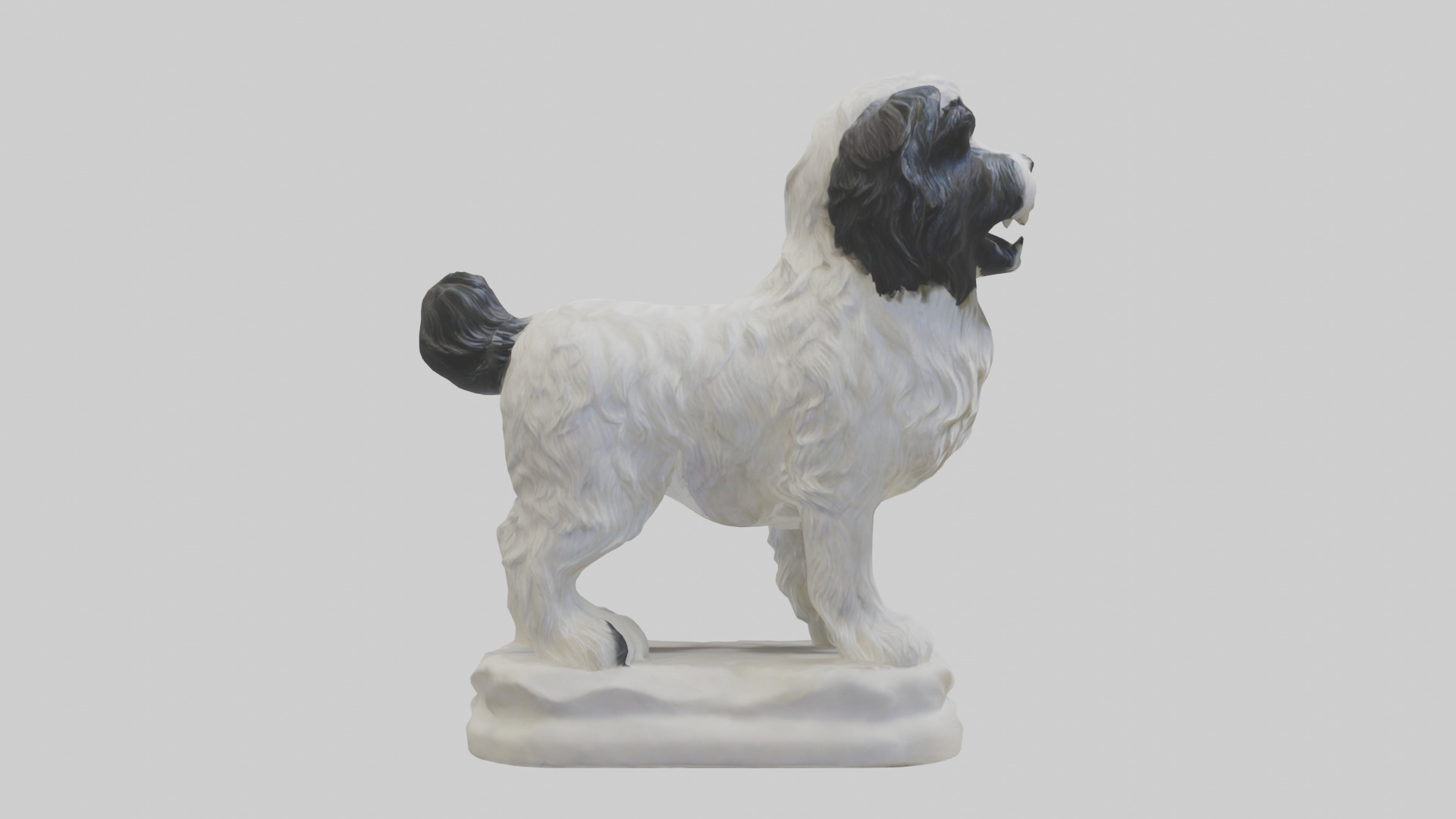 Tibetan Terrier statue model 3D model_28