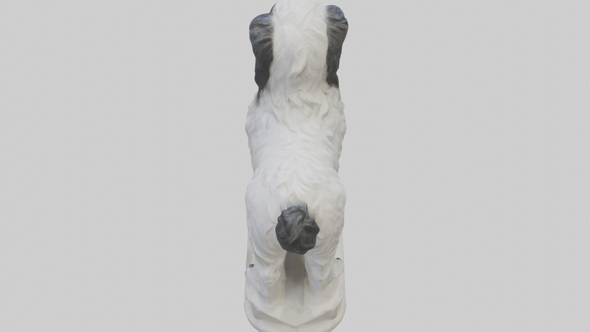 Tibetan Terrier statue model 3D model_30