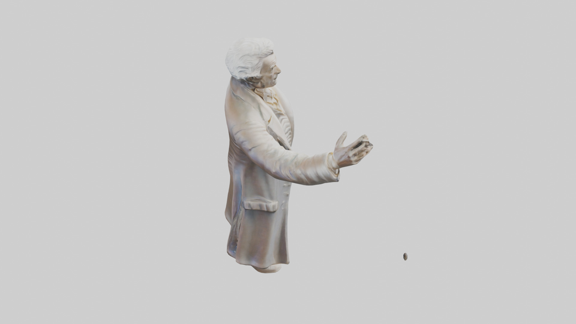 Thomas Jefferson statue model Low-poly 3D model_18