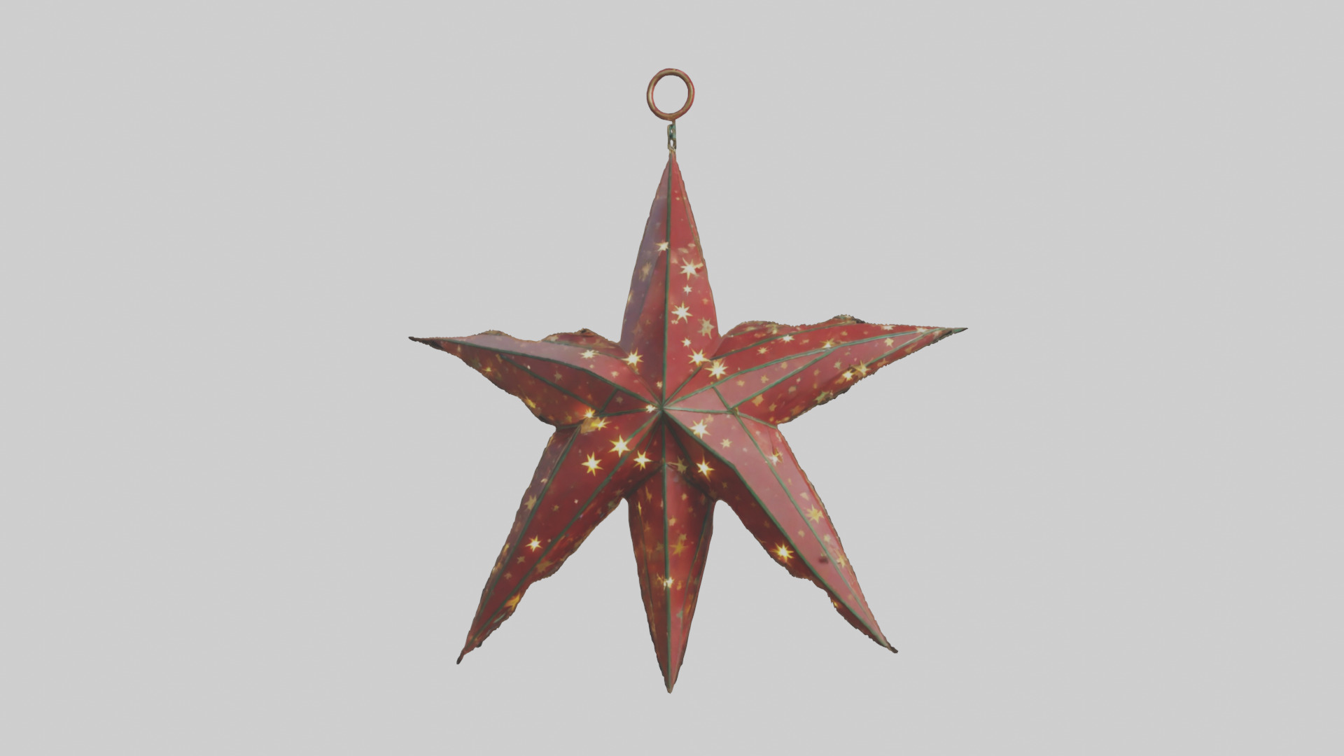 Christmas Star model 3D model_9