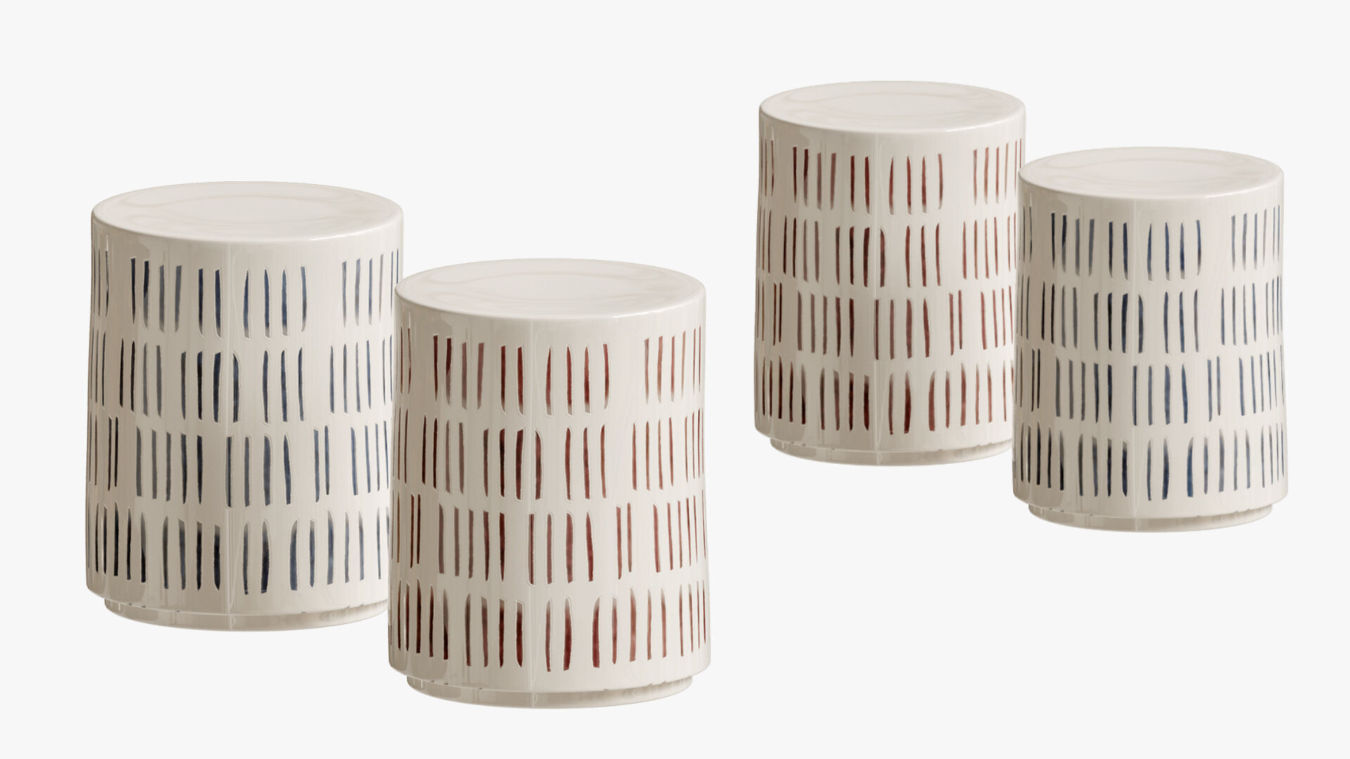 Mitzi Garden Stool 3D model_2