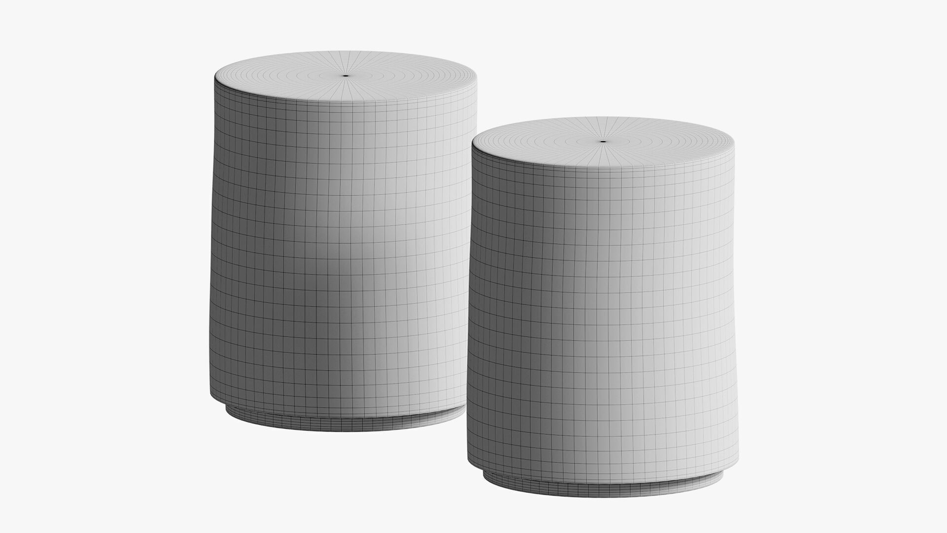 Mitzi Garden Stool 3D model_5