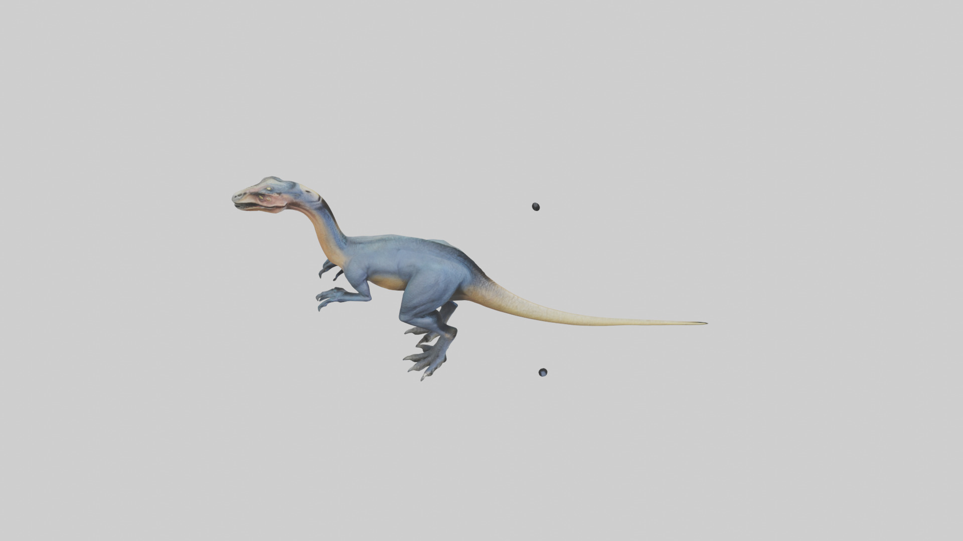 Therizinosaurus model Low-poly 3D model_18