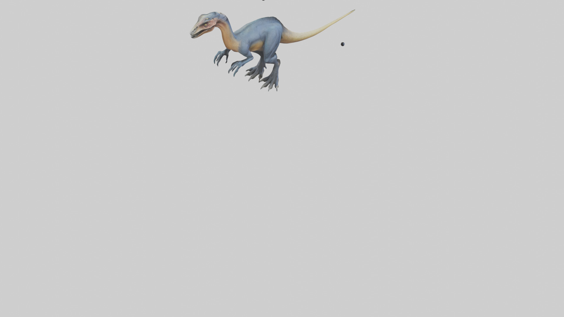 Therizinosaurus model Low-poly 3D model_4