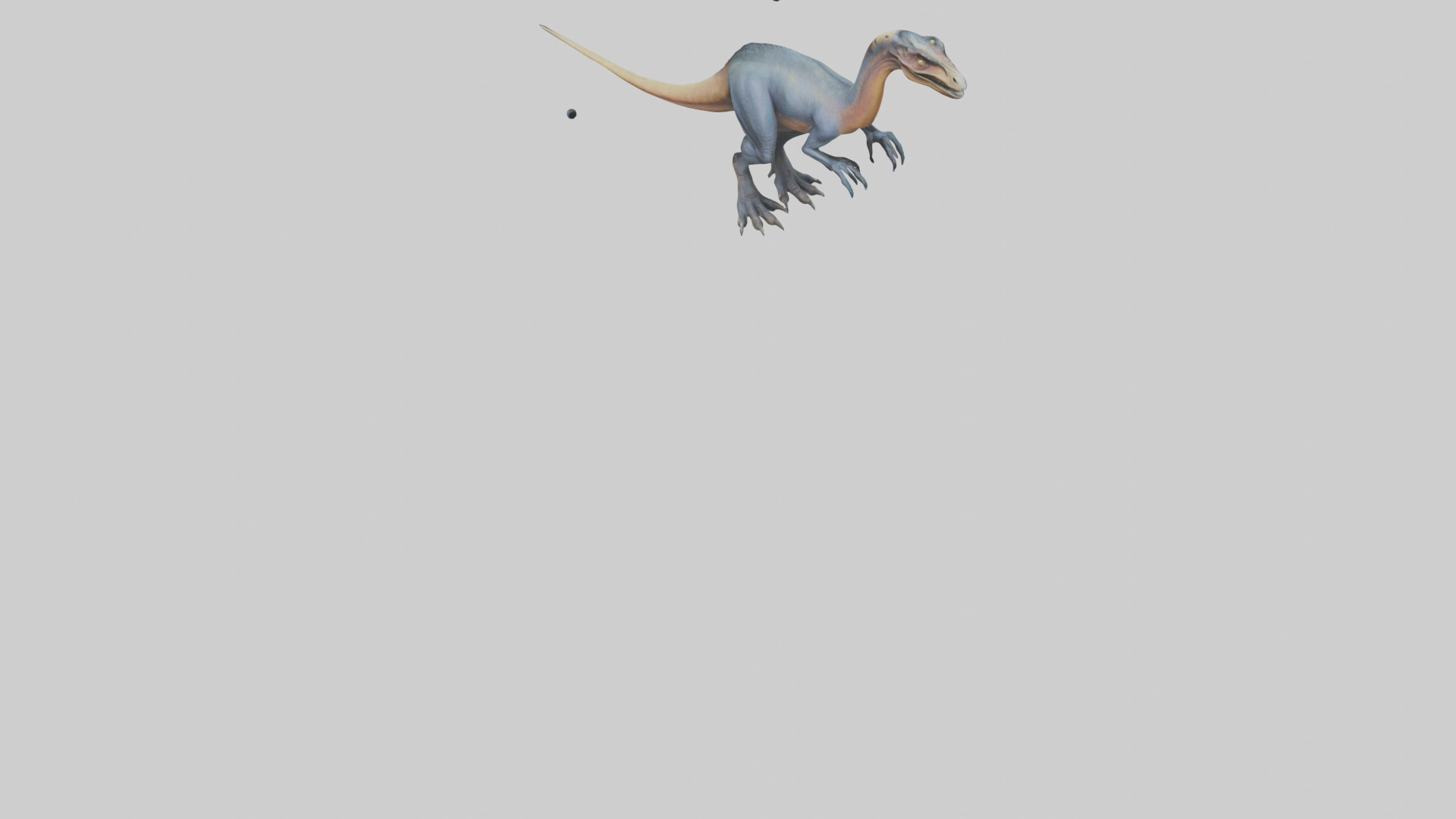Therizinosaurus model Low-poly 3D model_3