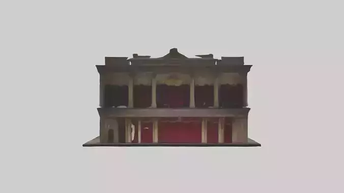 Theatre Low-poly 3D model