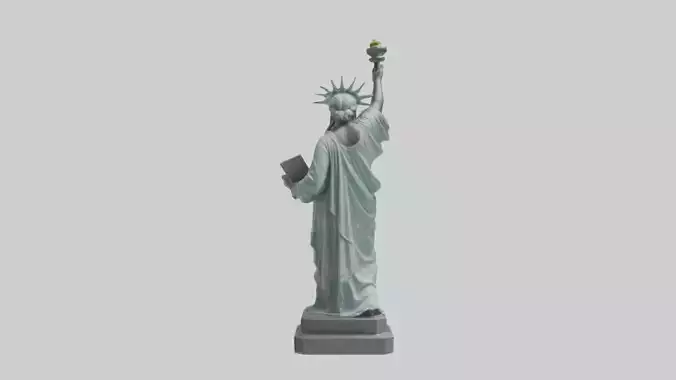 The Woman of Liberty statue model