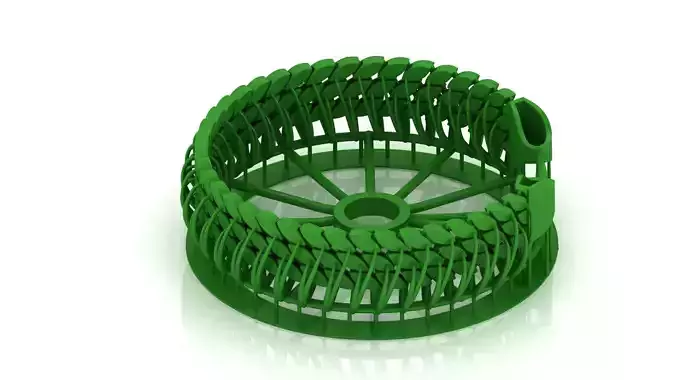 12MM SPIRAL 3 LINE PEARL CUBAN BRACELET OR CHAIN OR NECKLACE 