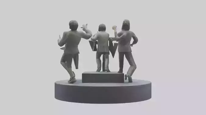 The Who statue model