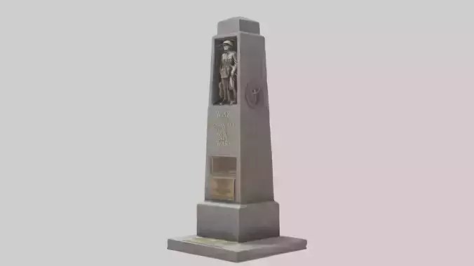 The War to End All Wars monument model