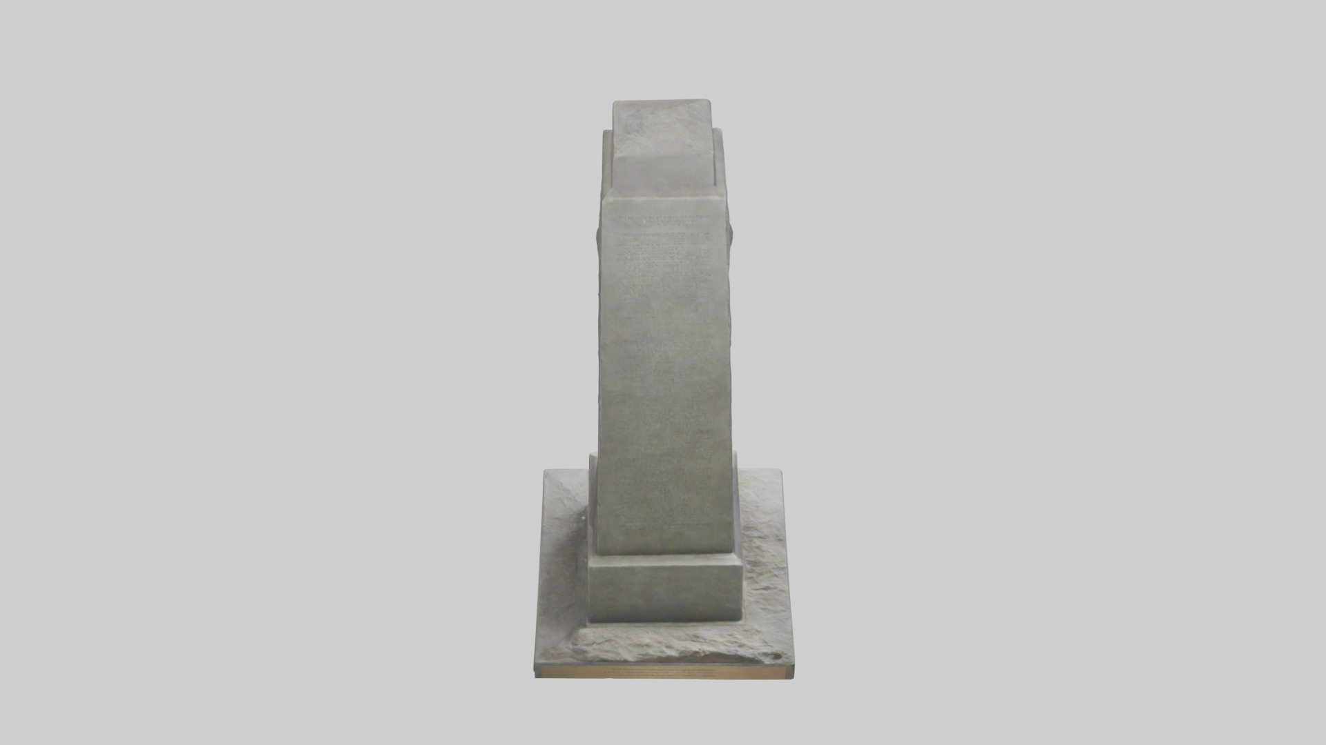 The War to End All Wars monument model Low-poly 3D model_15