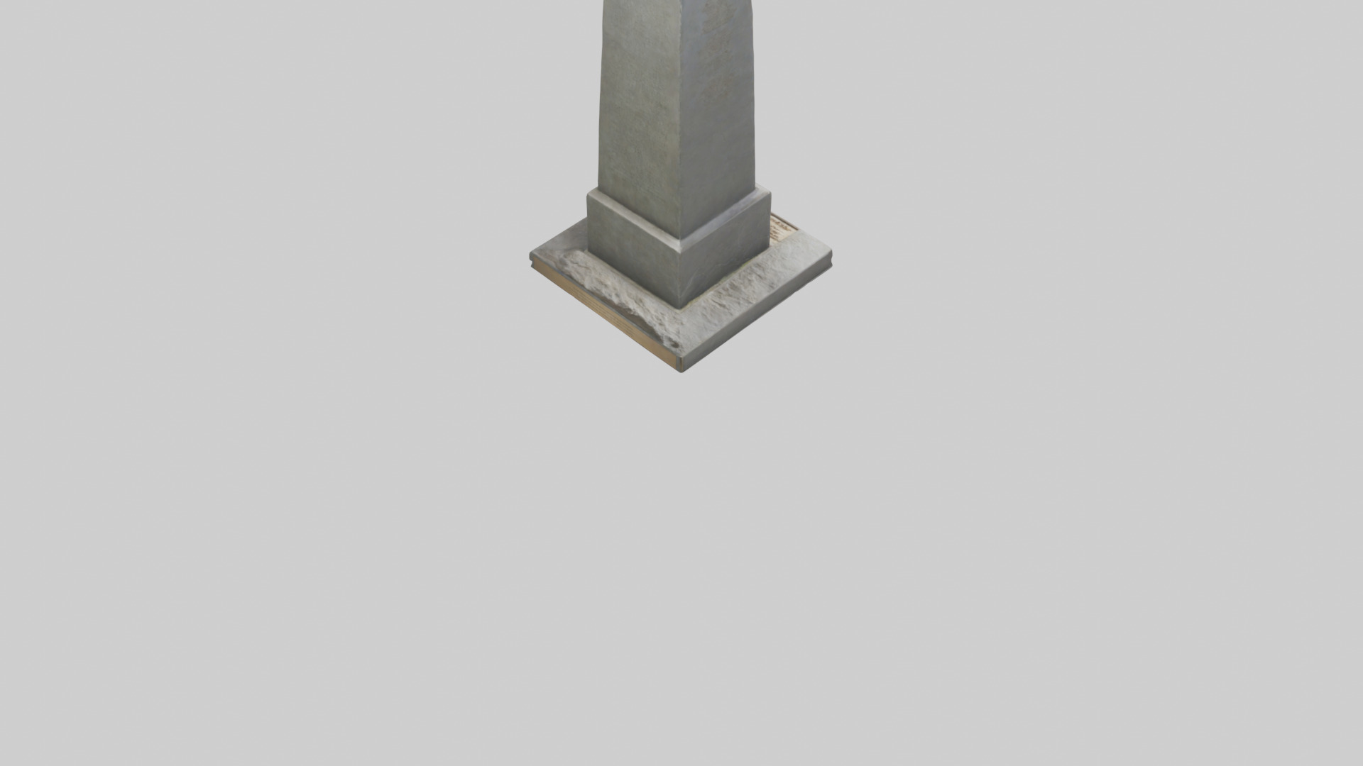 The War to End All Wars monument model Low-poly 3D model_5