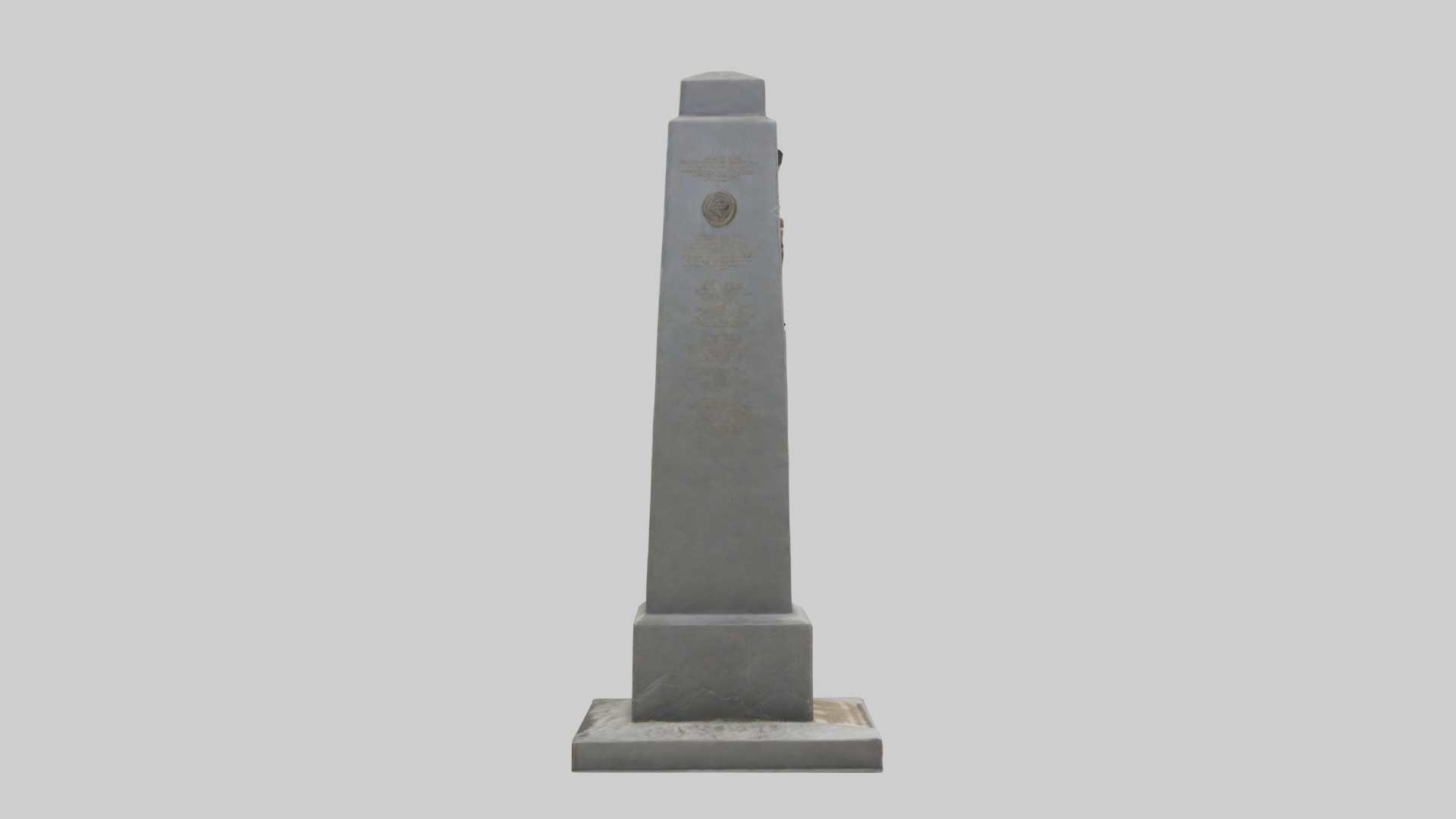 The War to End All Wars monument model Low-poly 3D model_13