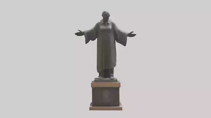 The Voice of the Oppressed statue model