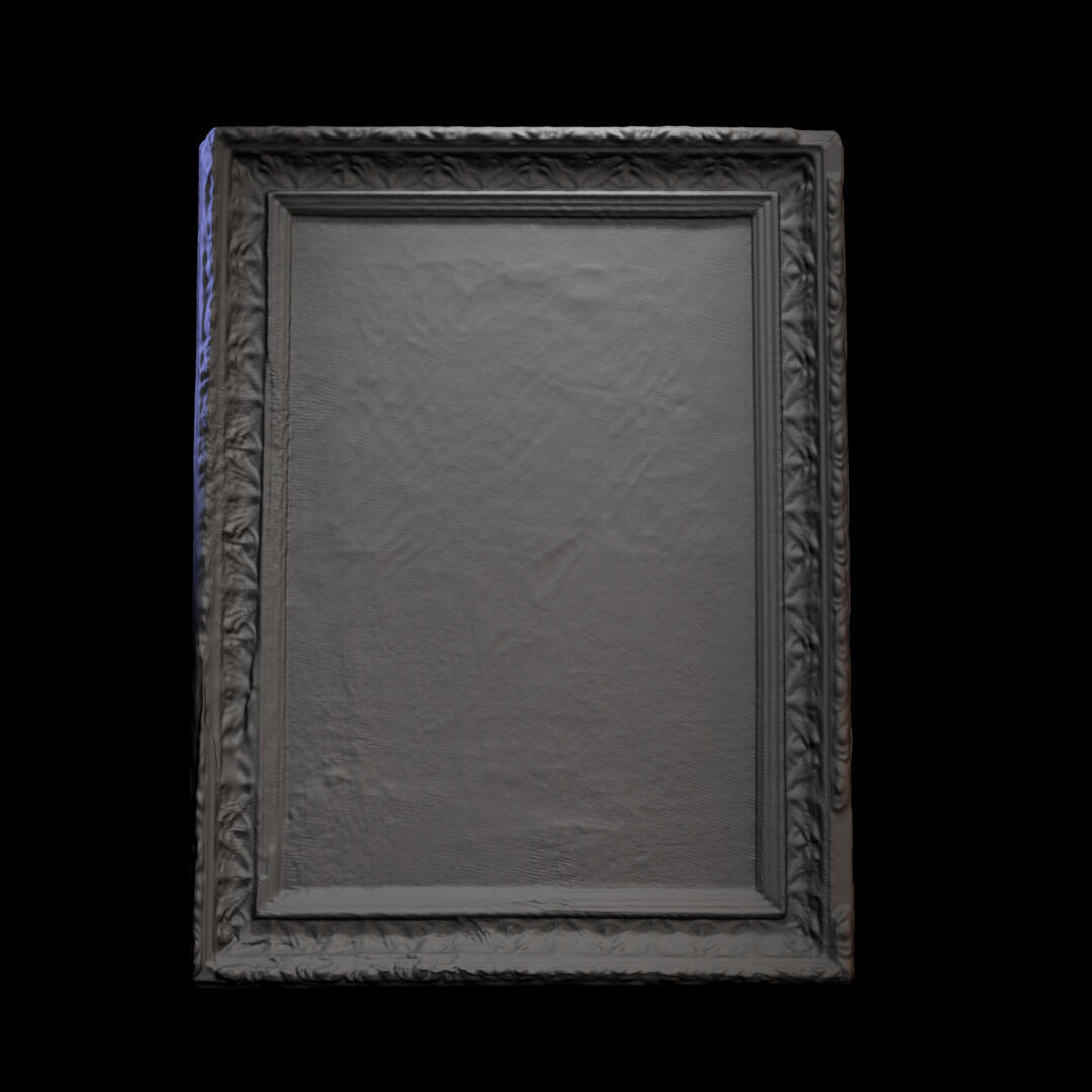 Furniture 016 wooden picture frame 3D print model_2
