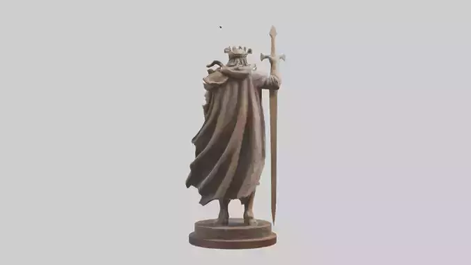 The Unbroken Spirit statue model