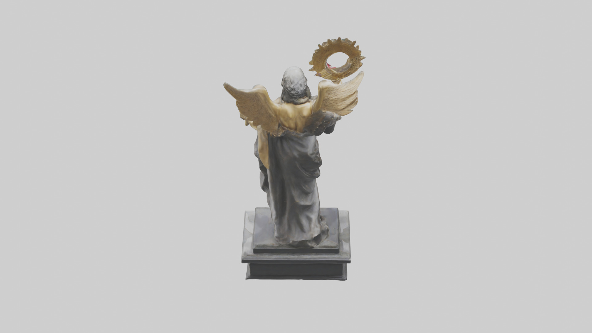 The Triumph of Freedom statue model Low-poly 3D model_15