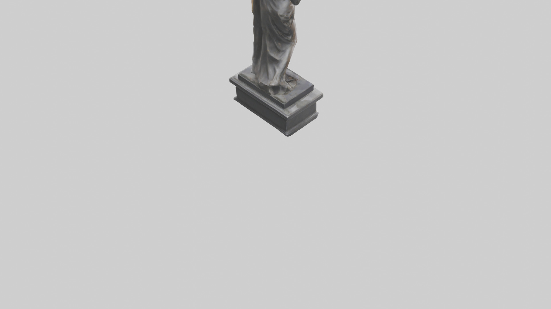 The Triumph of Freedom statue model Low-poly 3D model_4