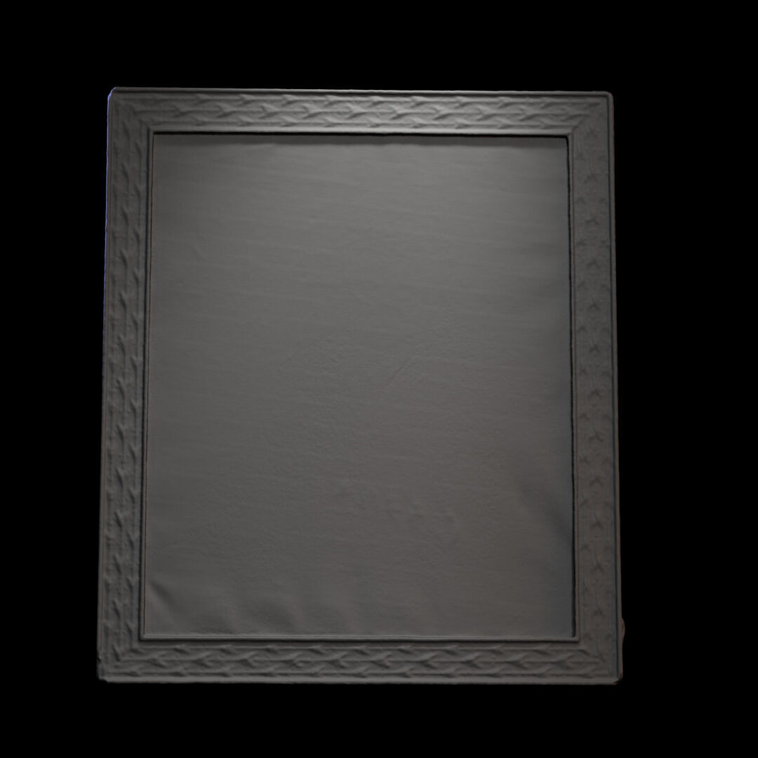 Furniture 017 wooden picture frame 3D print model_2
