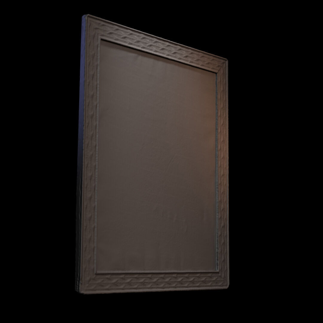 Furniture 017 wooden picture frame 3D print model_5