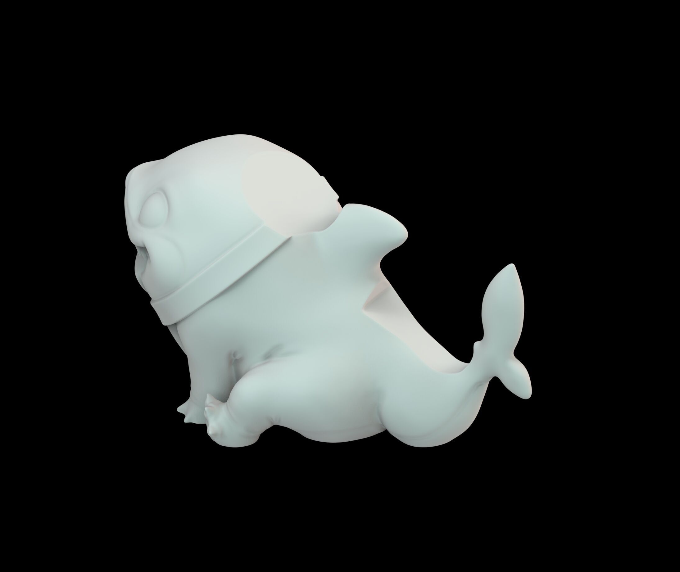 Jeff the Shark Marvel rivals dual PS5 controllers stand 3D print model_13