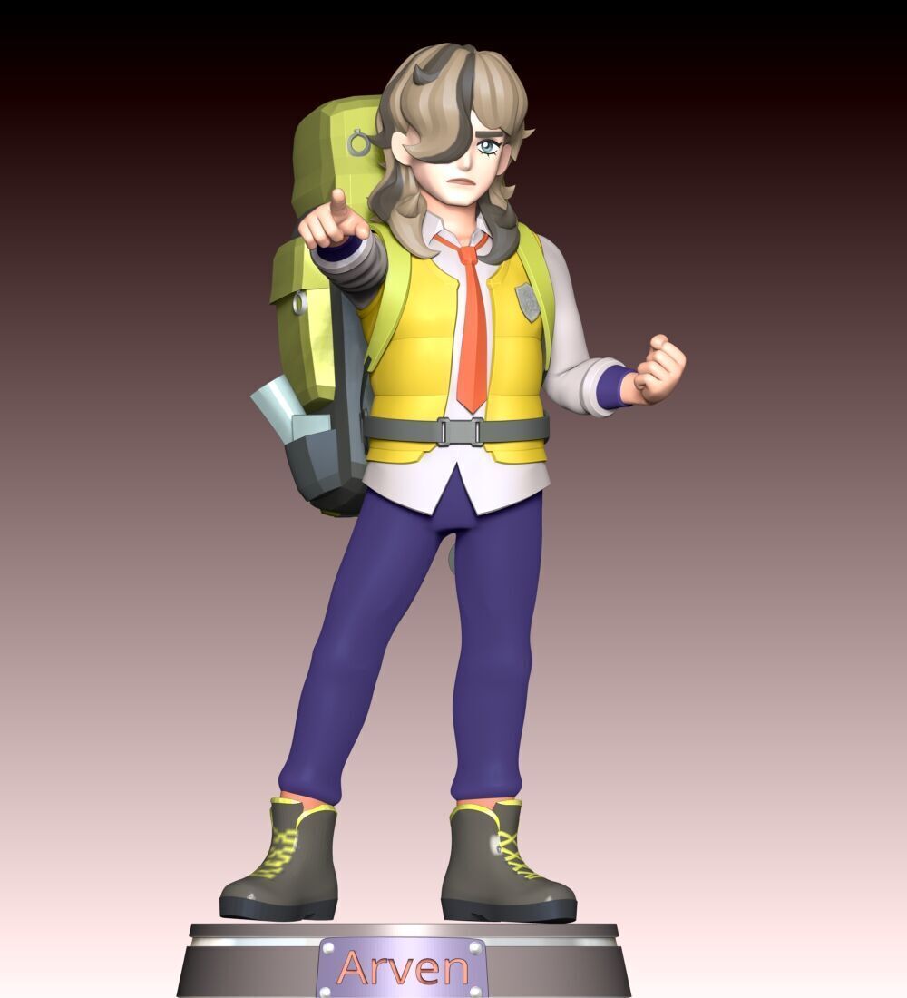 Arven -  Pokemon 3D print model_1