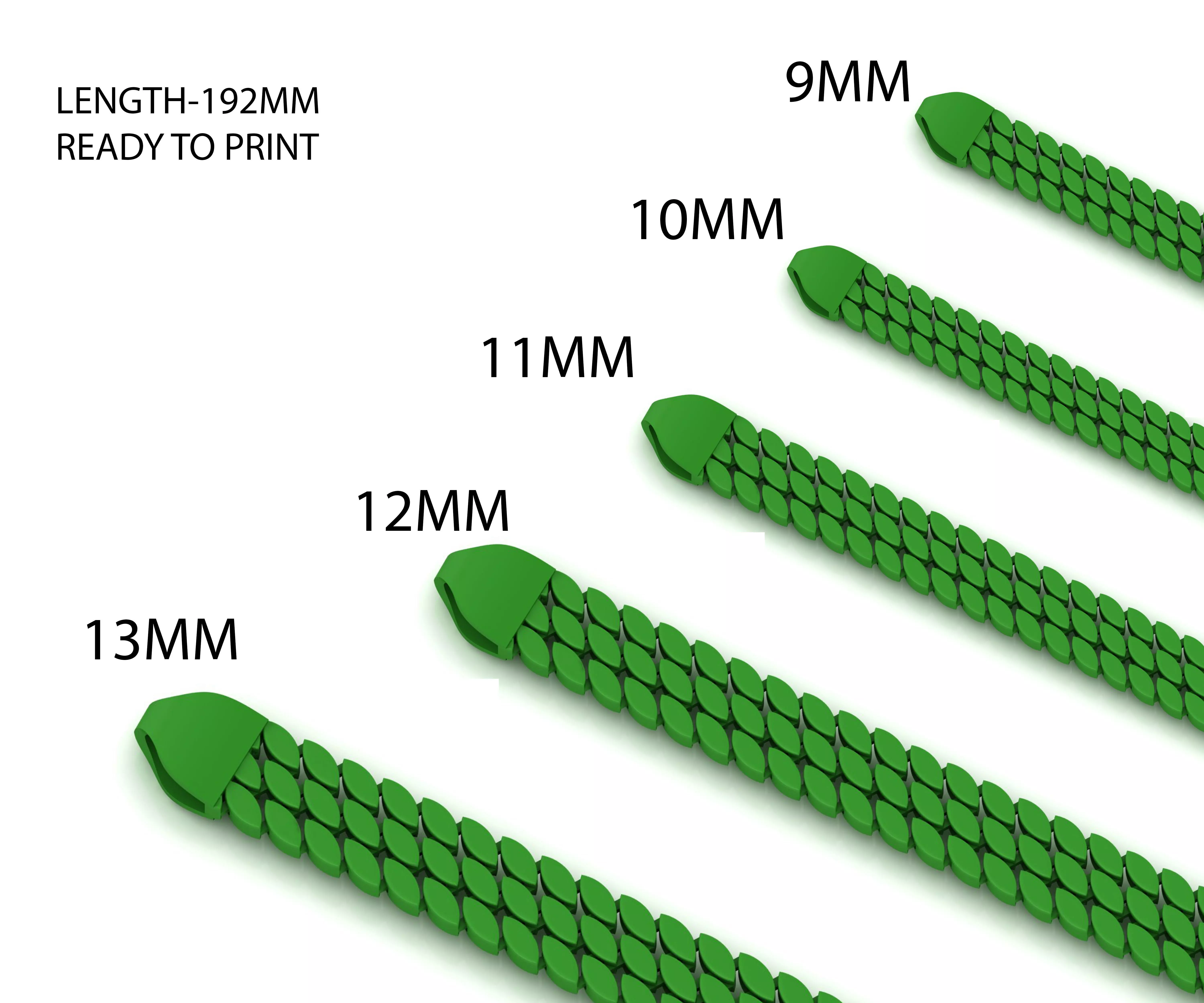 5 SET OFFER PRICE PEARL CUBAN BRACELET  READY TO PRINT 3D Model Collection_0