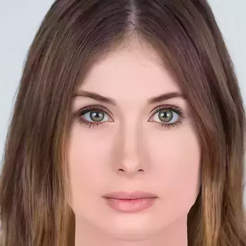 Nerea Camacho Head - No Hair - Low poly head for game