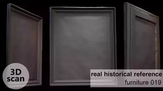 Furniture 019 wooden picture frame